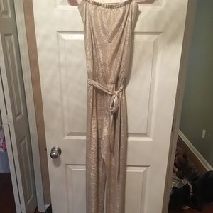 Lilly Pulitzer Gold Jumpsuit